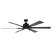 65" Balachandran Industrial Downrod Mount Ceiling Fan with Lighting and Remote Control - ParrotUncle