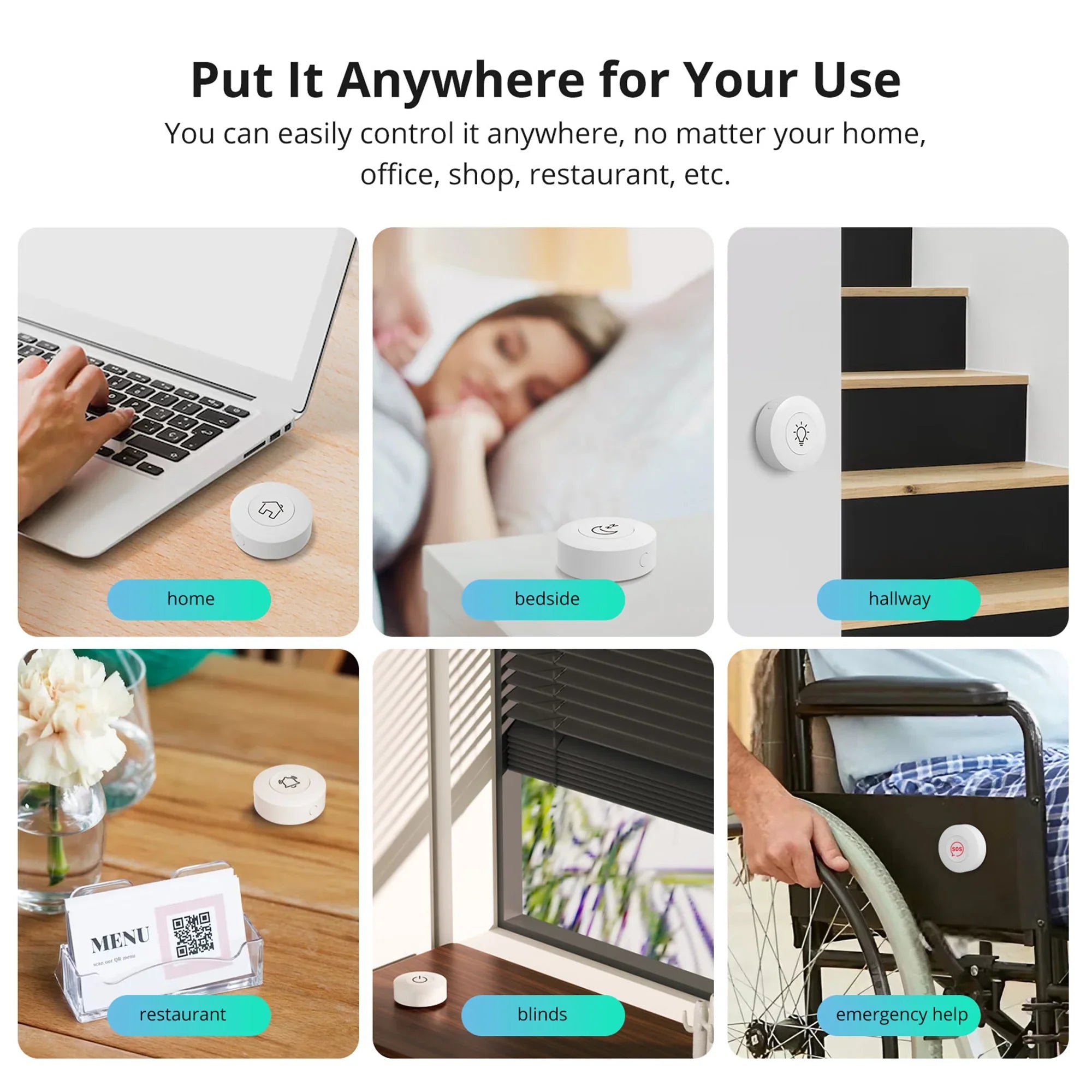 Zigbee Wireless Switch Smart Scene APP Remote Control