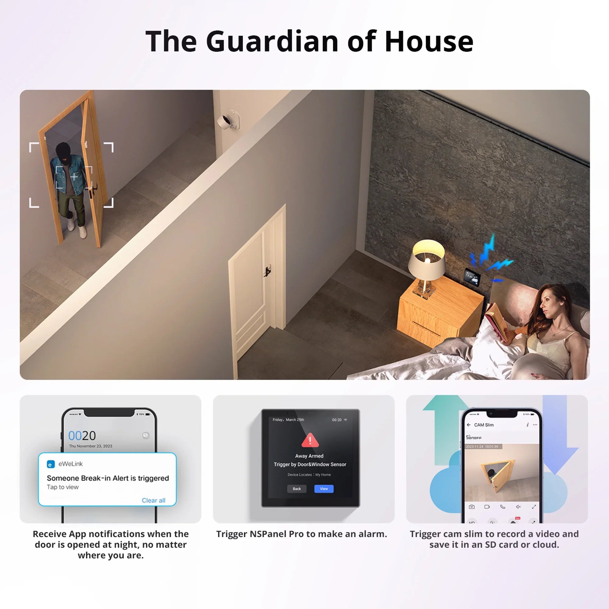 Zigbee Door Window Home Security Alarm Sensor