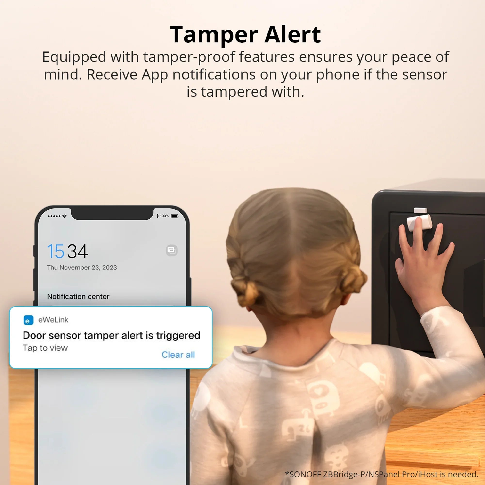 Zigbee Door Window Home Security Alarm Sensor