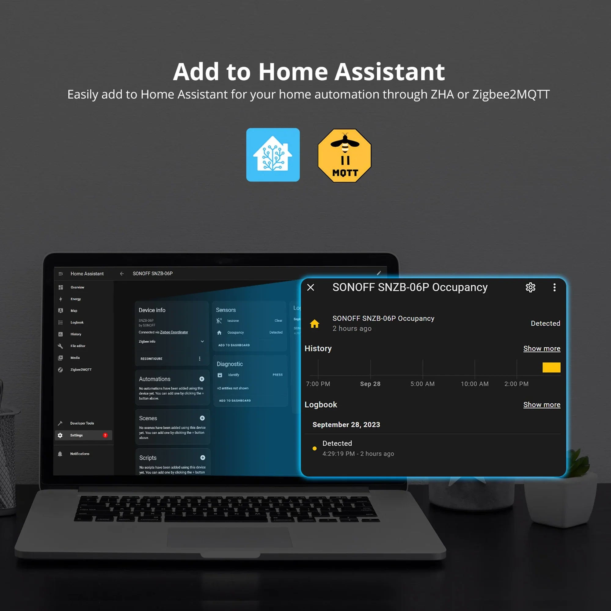 Zigbee Human Presence Sensor with 5.8GHz Radar