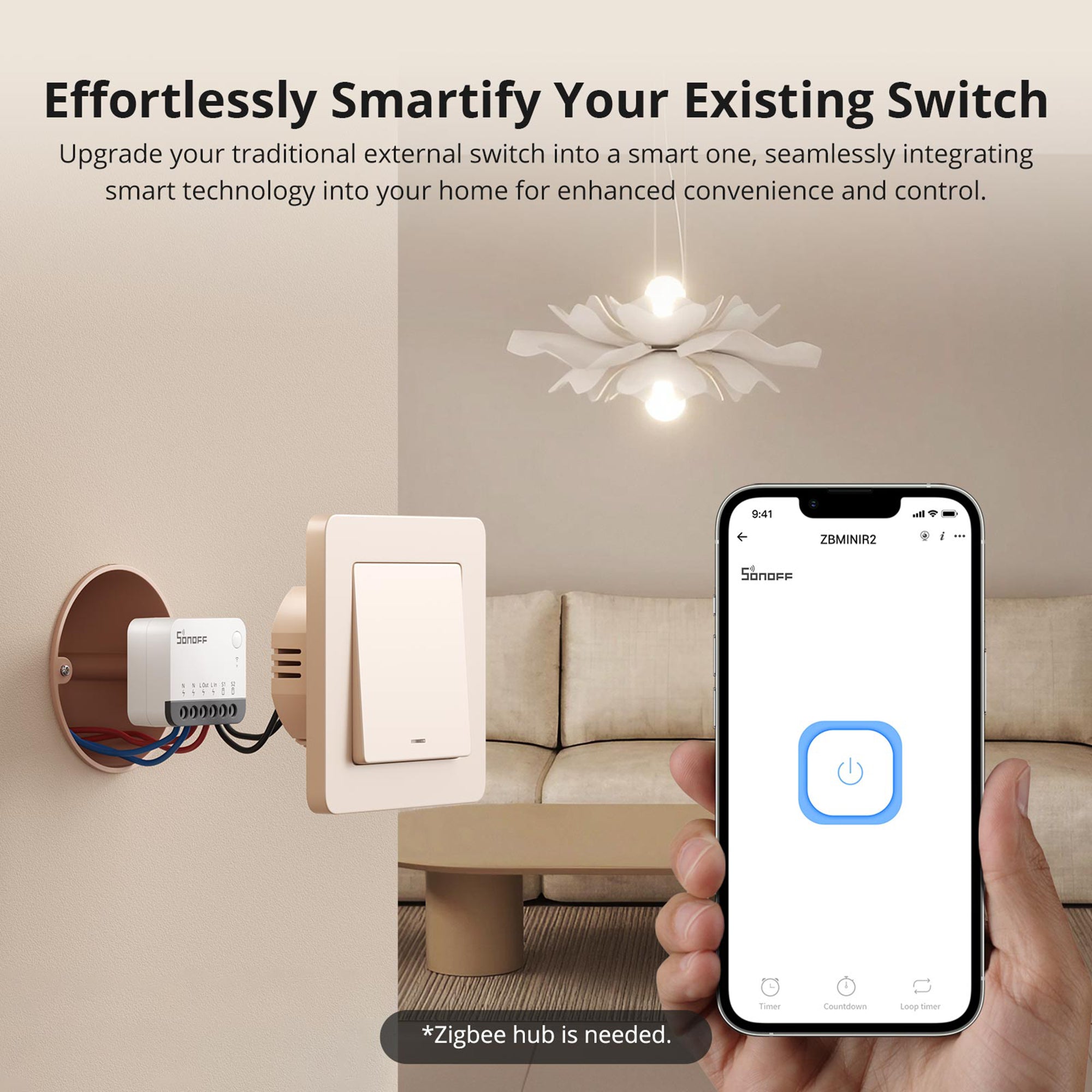 ZBMINI Extreme Zigbee Smart Switch, Neutral Wire Required