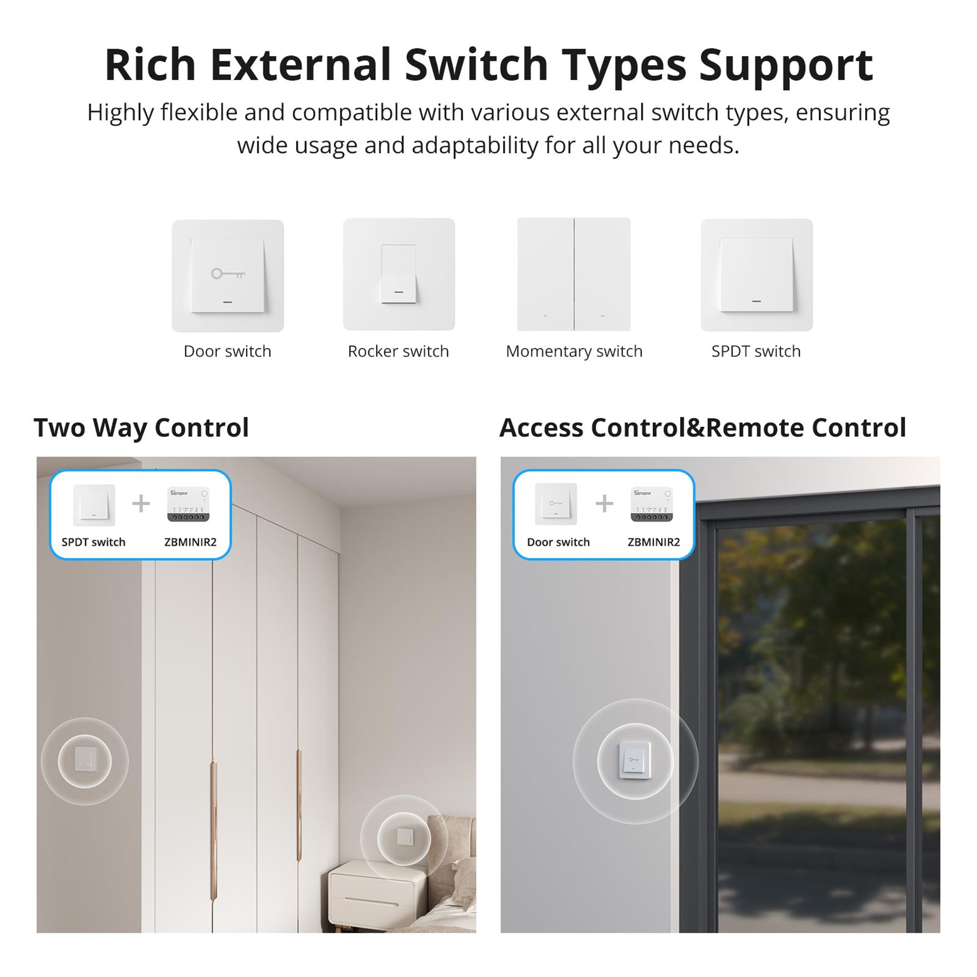 ZBMINI Extreme Zigbee Smart Switch, Neutral Wire Required