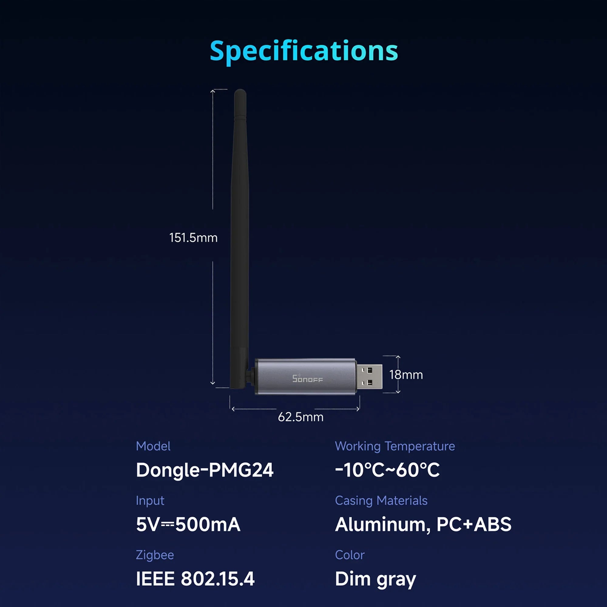 Zigbee Thread USB Dongle Plus MG24
