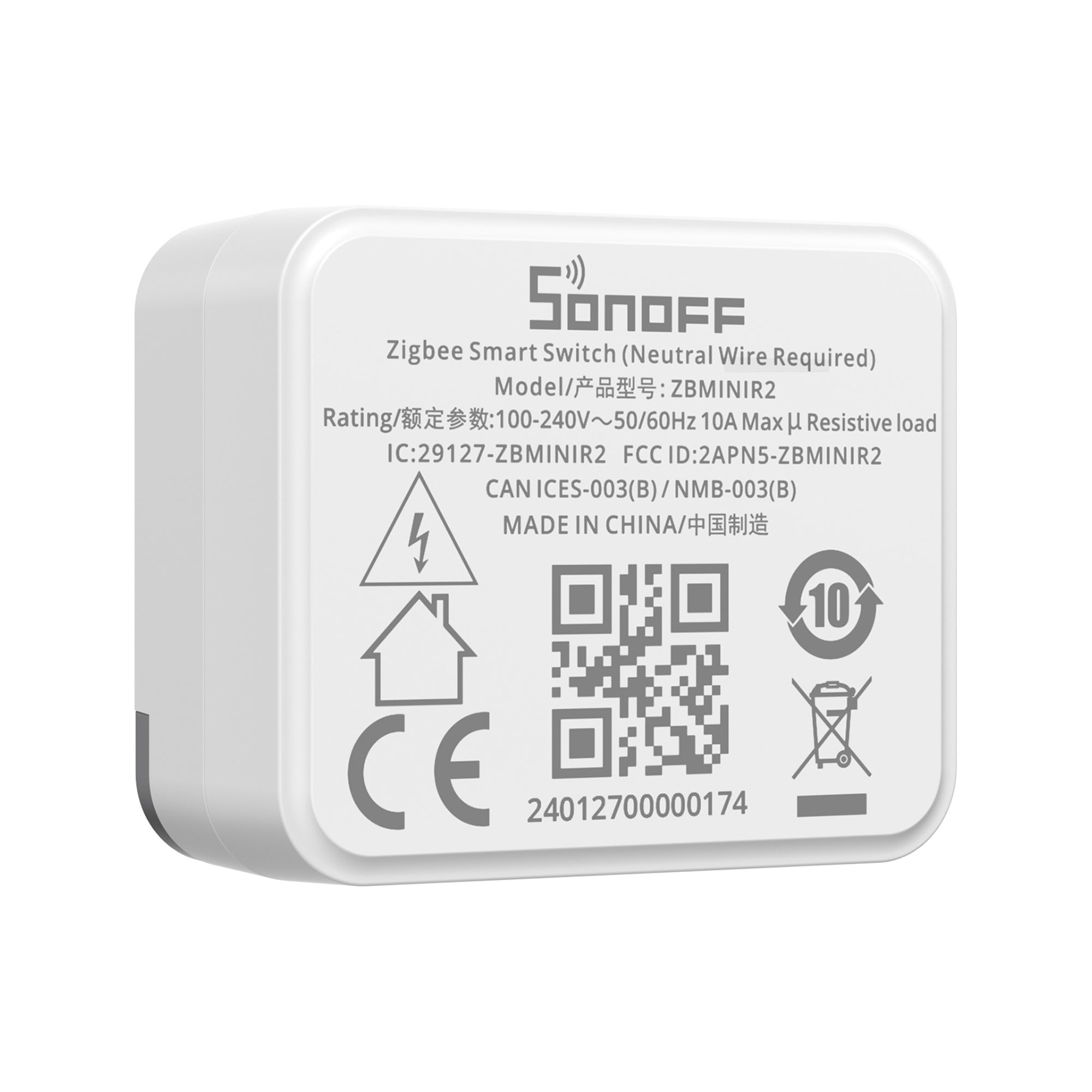 ZBMINI Extreme Zigbee Smart Switch, Neutral Wire Required