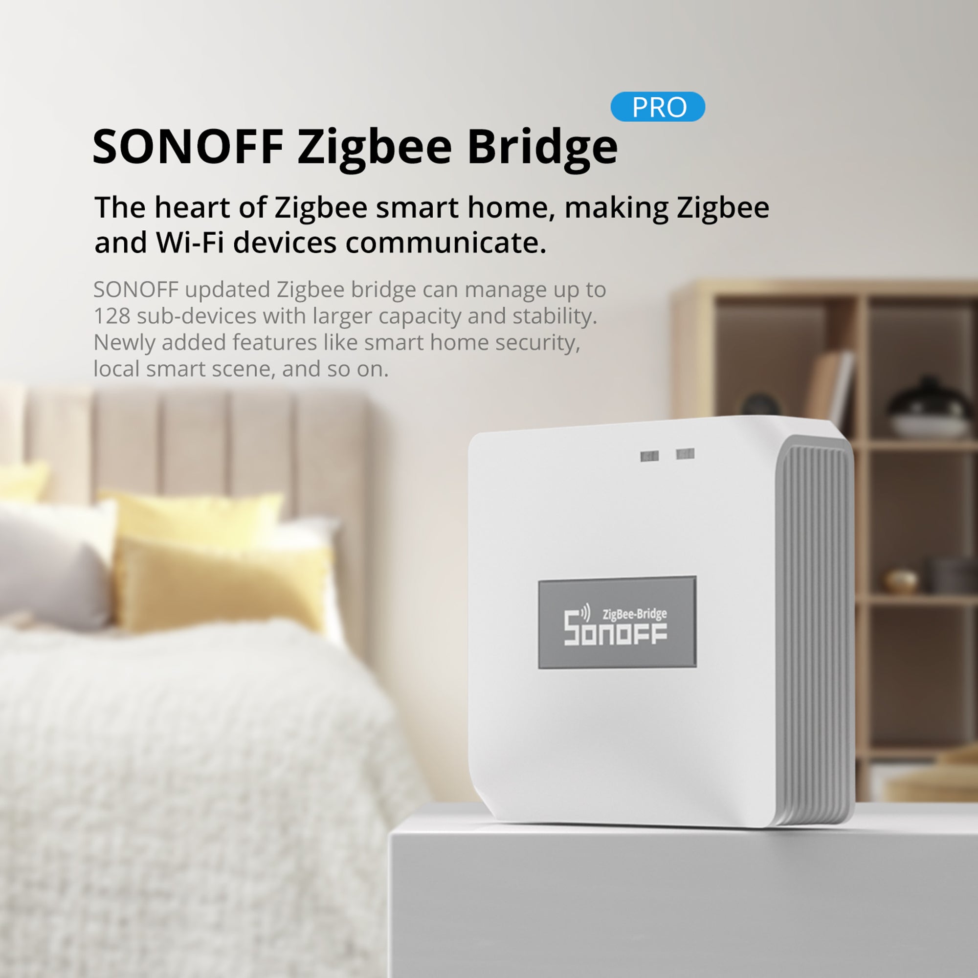 SONOFF Zigbee Bridge Pro Hub Compatible with SONOFF Zigbee Devices