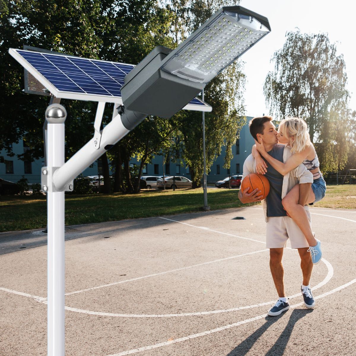 1200W Solar Parking lot Light -40000lumens