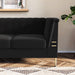 82.67" Modern Chenille Upholstered Couch with Bolster Armrest 3-Seat Sofa for Living Room - ParrotUncle