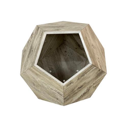 Mueble moderno para mascotas de 25,98 pulgadas, transportador de gatos, mesa auxiliar de sofá, macetero de MDF, mueble multifuncional, zumaque birmano