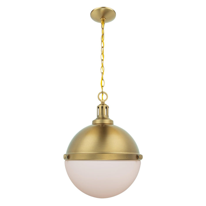 Aaron 12" 2-Light Gold Dimmable Pendant Light