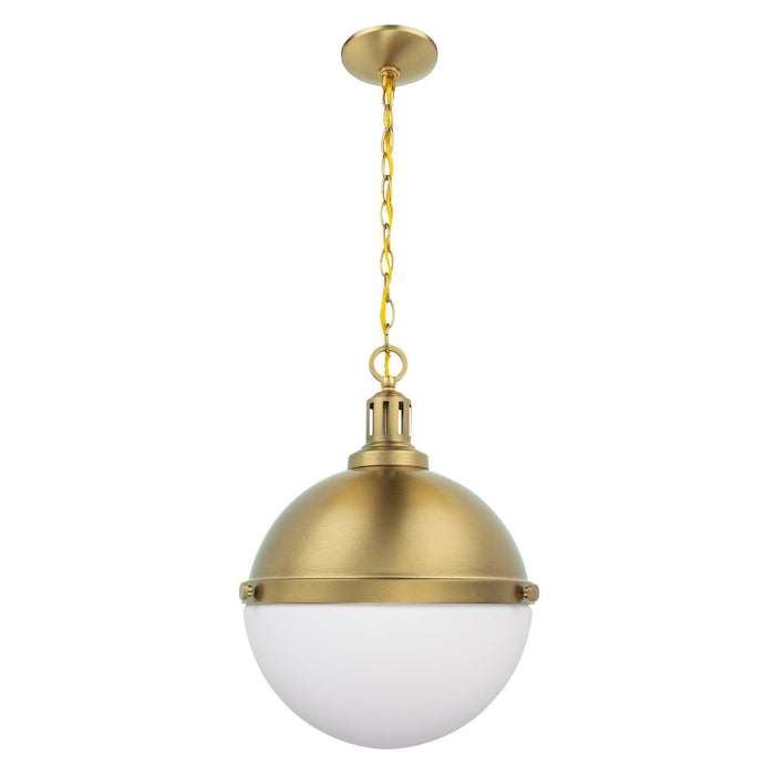 Aaron 12" 2-Light Gold Dimmable Pendant Light