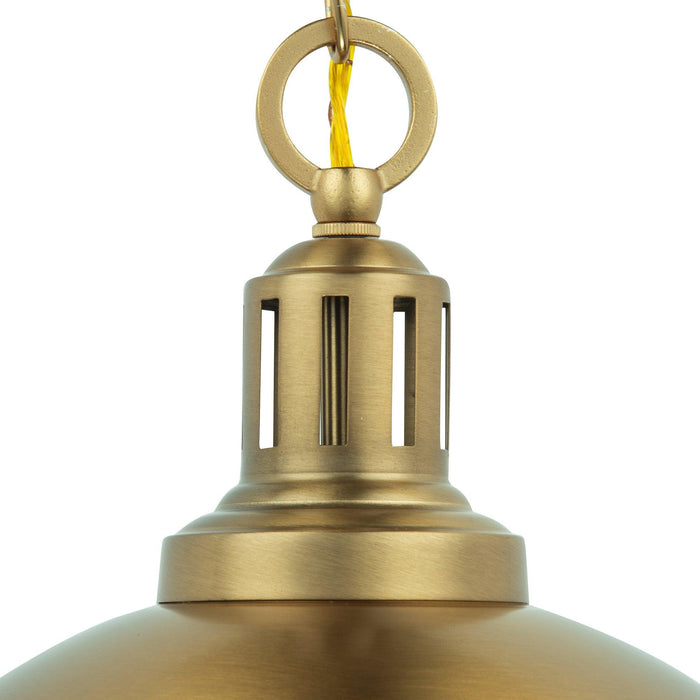 Aaron 12" 2-Light Gold Dimmable Pendant Light
