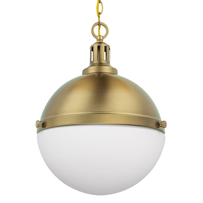 Aaron 12" 2-Light Gold Dimmable Pendant Light