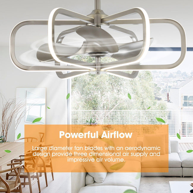 Ventilador de techo reversible Theron de 29,5