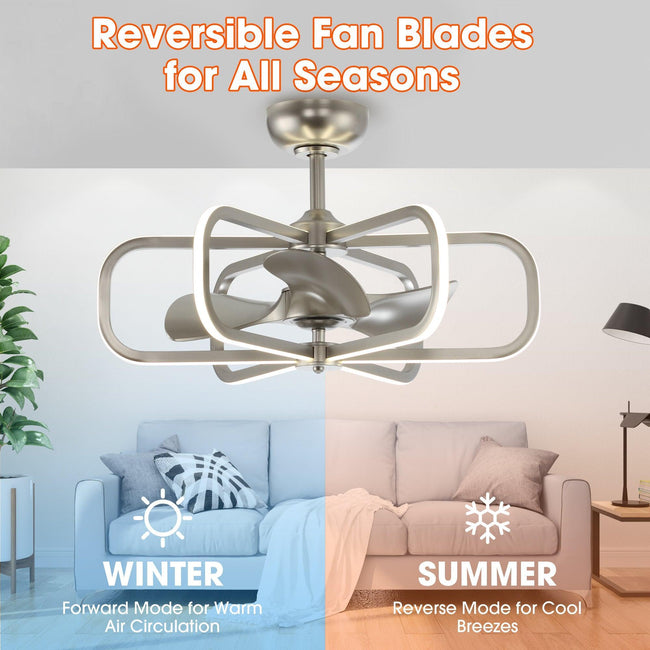 Ventilador de techo reversible Theron de 29,5
