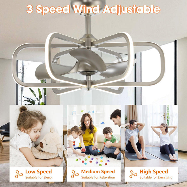 Ventilador de techo reversible Theron de 29,5
