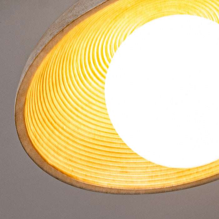 1-Light Iron Farmhouse Flush Mount Ceiling Light