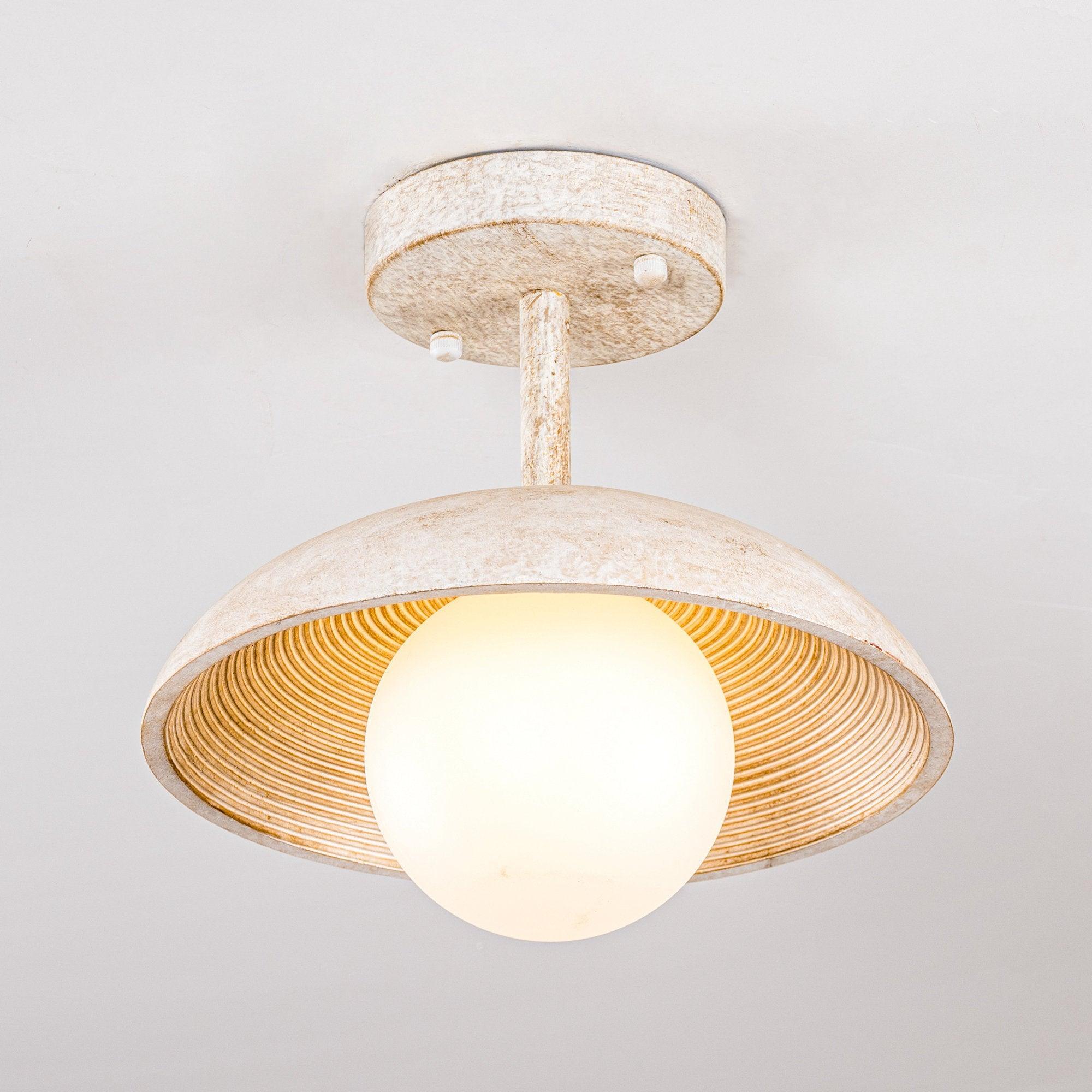 1-Light Iron Farmhouse Pendant Lighting