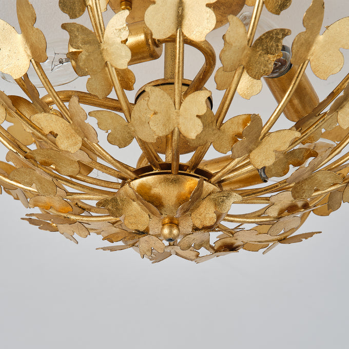 18 Inch Betsy 4-Light Semi-Flush Mount Ceiling Light