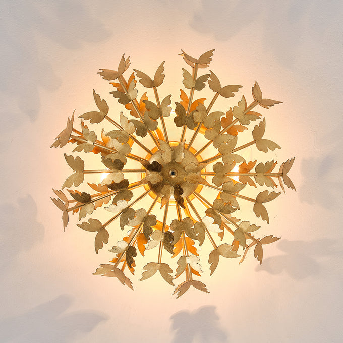 18 Inch Betsy 4-Light Semi-Flush Mount Ceiling Light