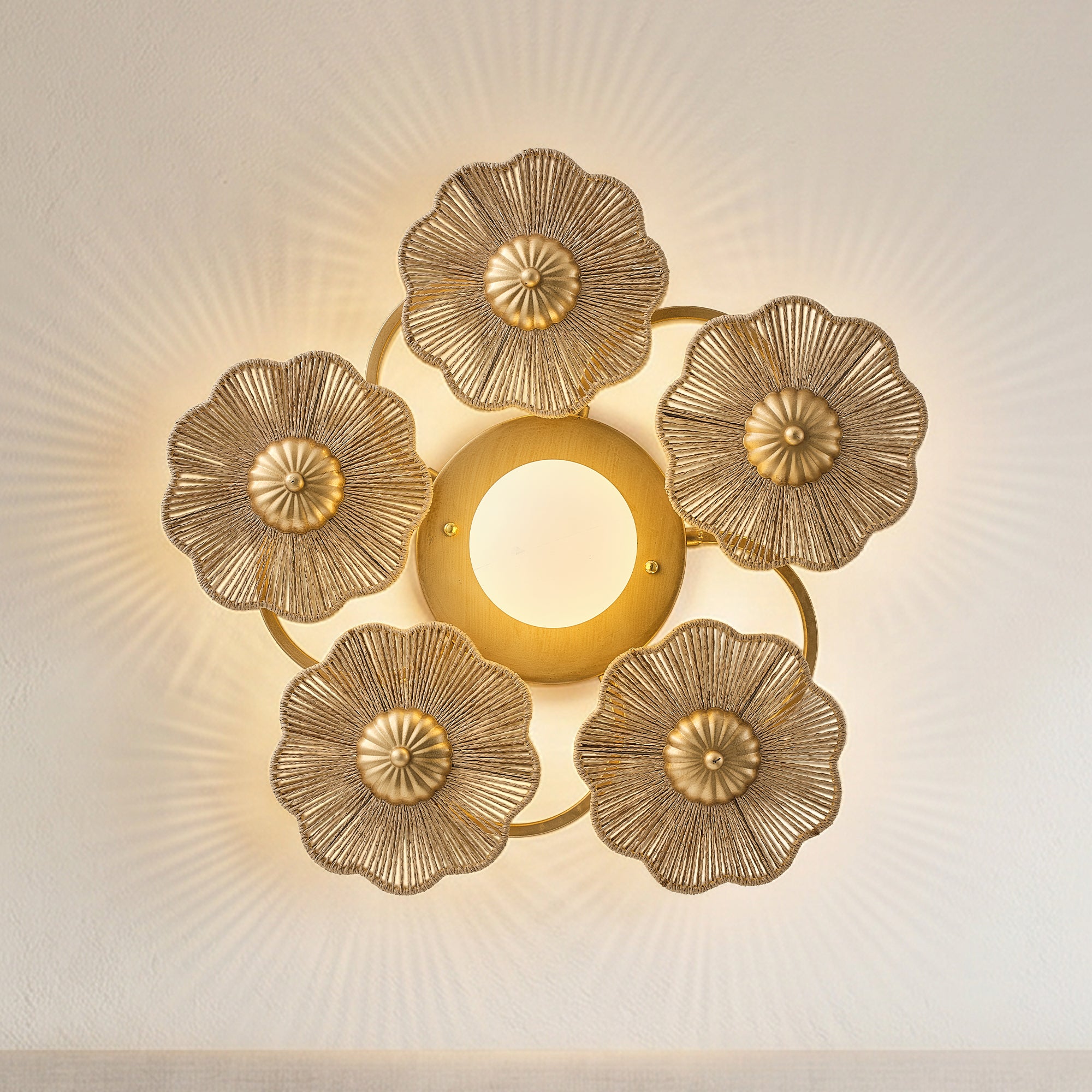 Avery 6-Light Bohemian Flush Mount Ceiling Light & Wall Sconce