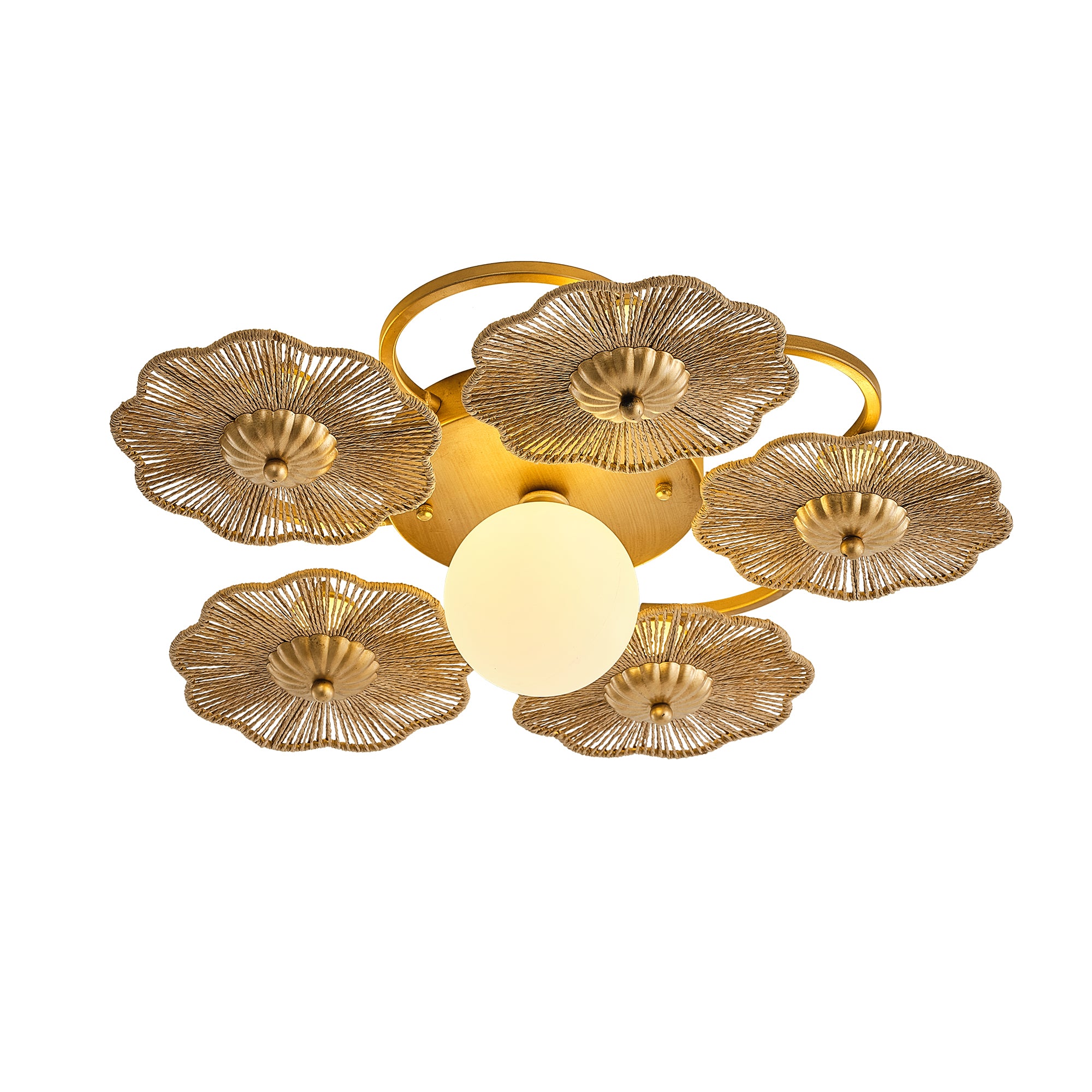 Avery 6-Light Bohemian Flush Mount Ceiling Light & Wall Sconce