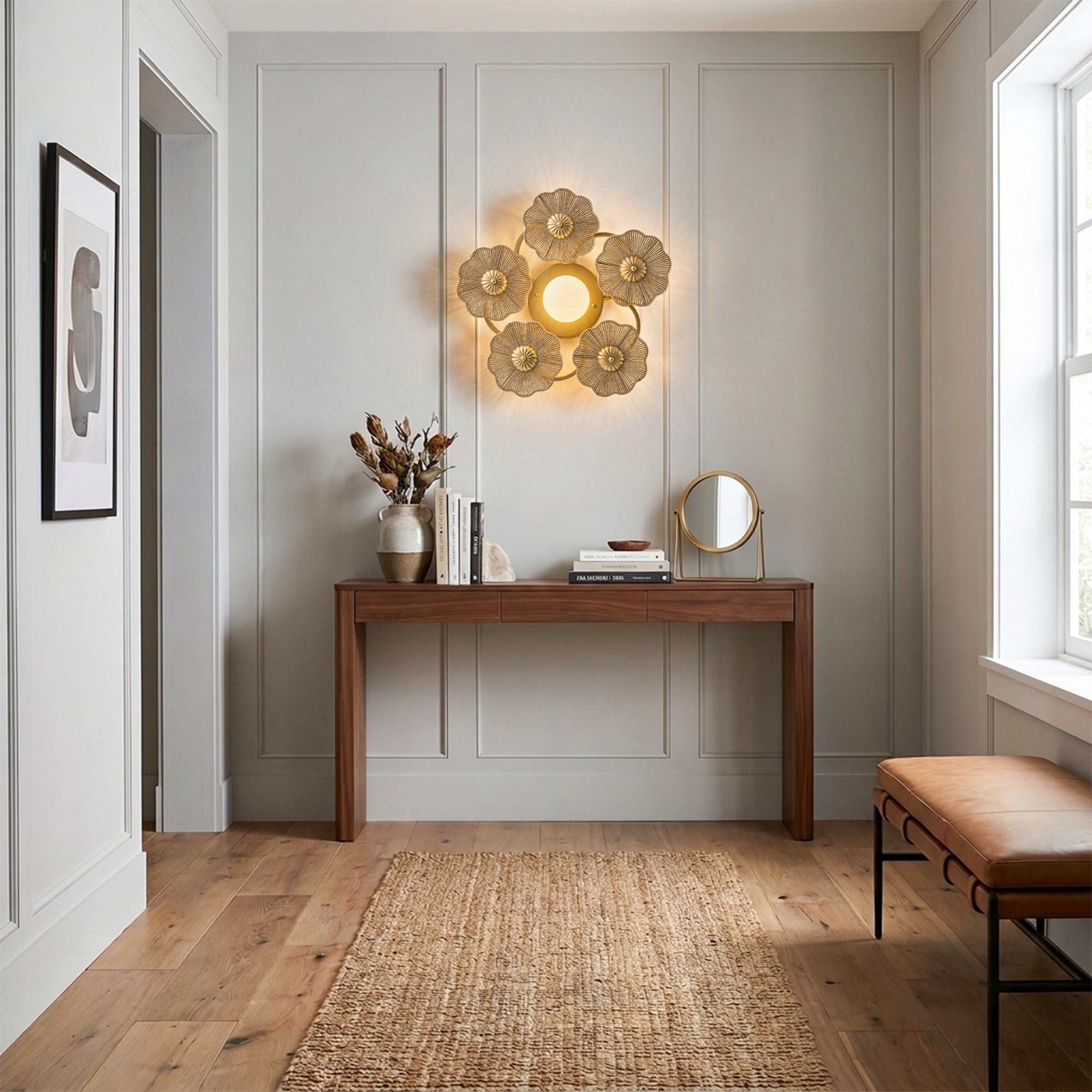 Avery 6-Light Bohemian Flush Mount Ceiling Light & Wall Sconce