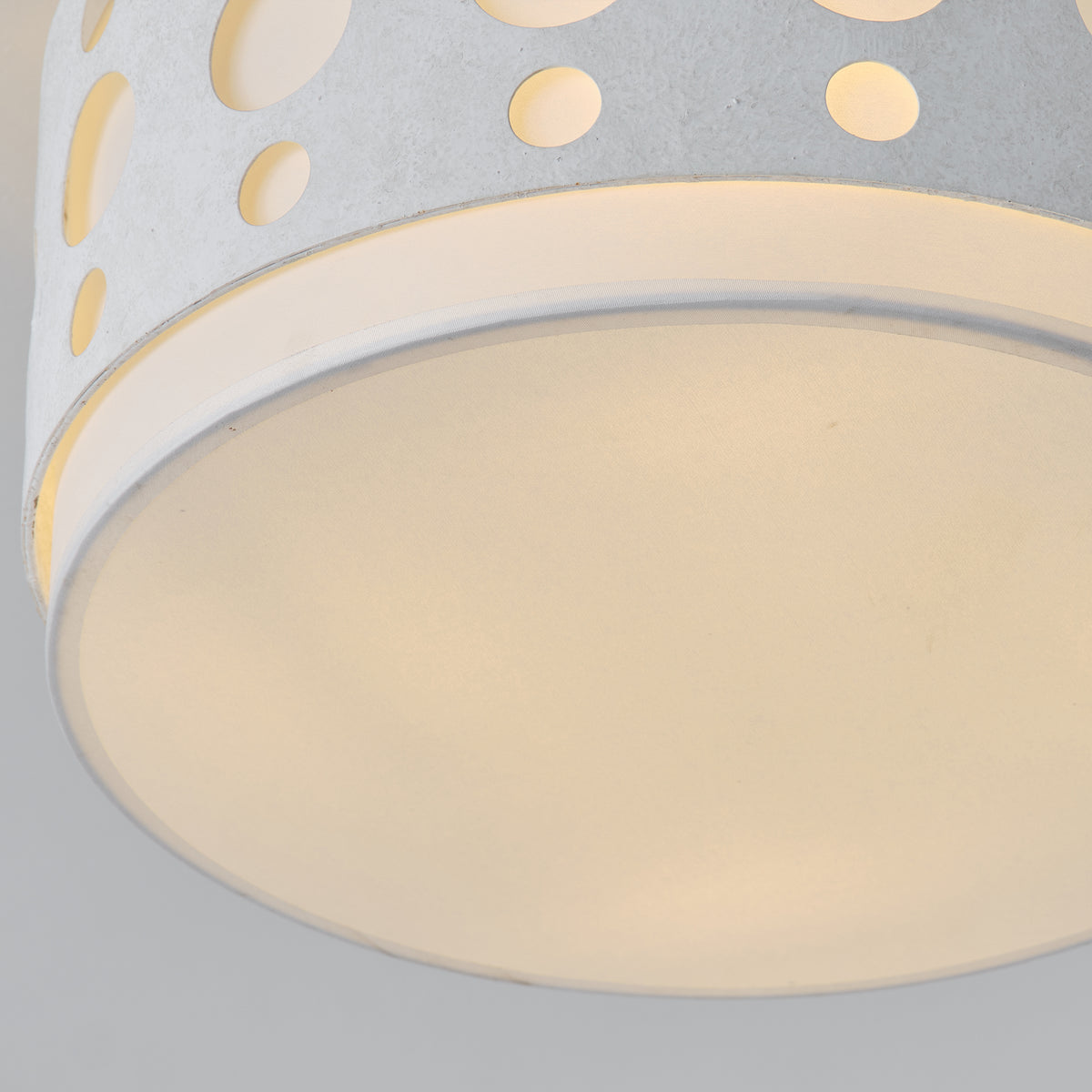 Kerwin 4-Light White Semi-Flush Mount Ceiling Light