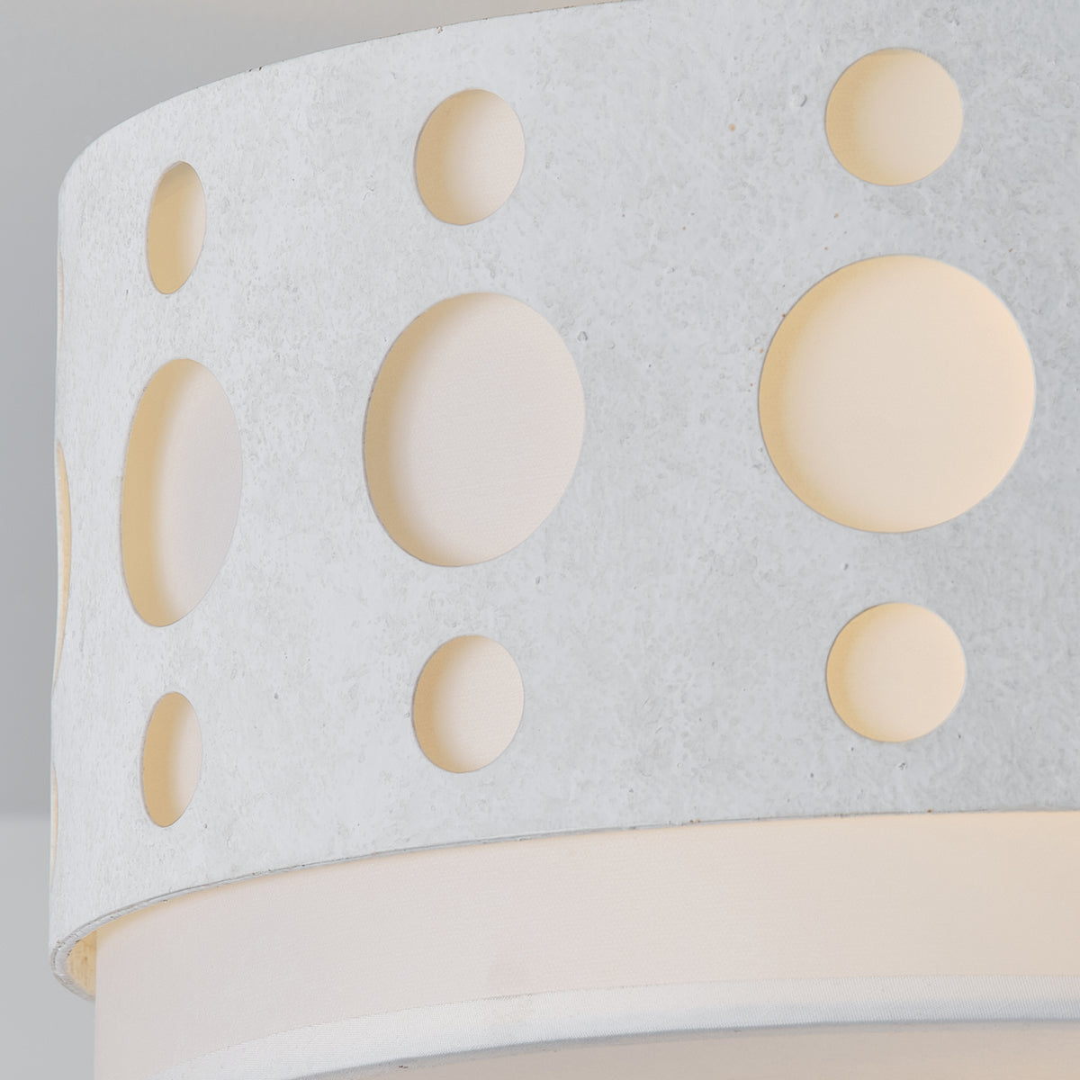 Kerwin 4-Light White Semi-Flush Mount Ceiling Light