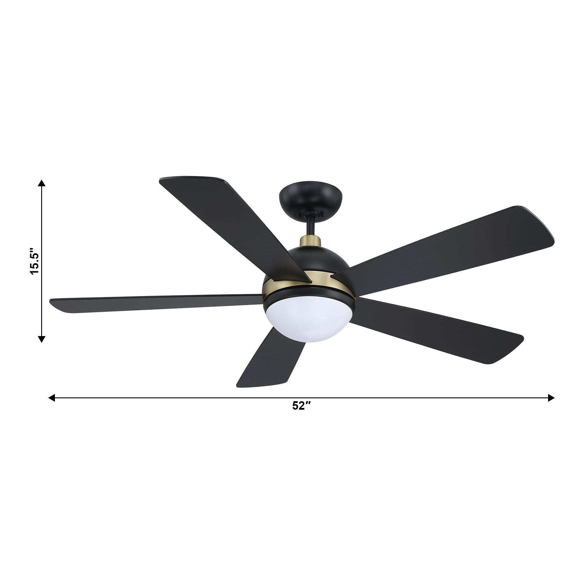 Ventilador de techo industrial de 52