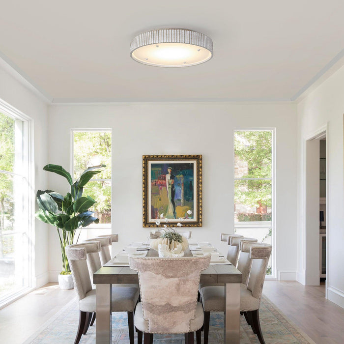 Lámpara LED empotrada moderna blanca de 18 pulgadas