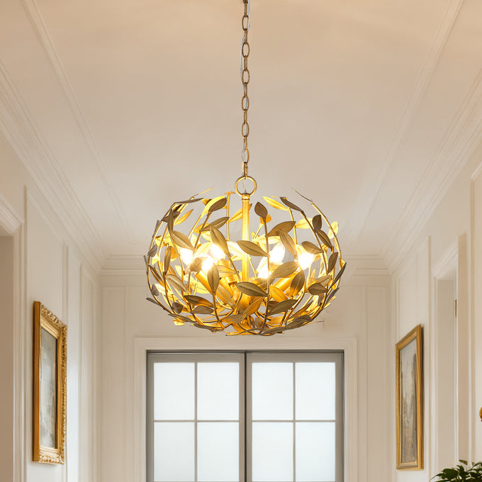 20 Inch Vic 6-Light Golden Chandelier