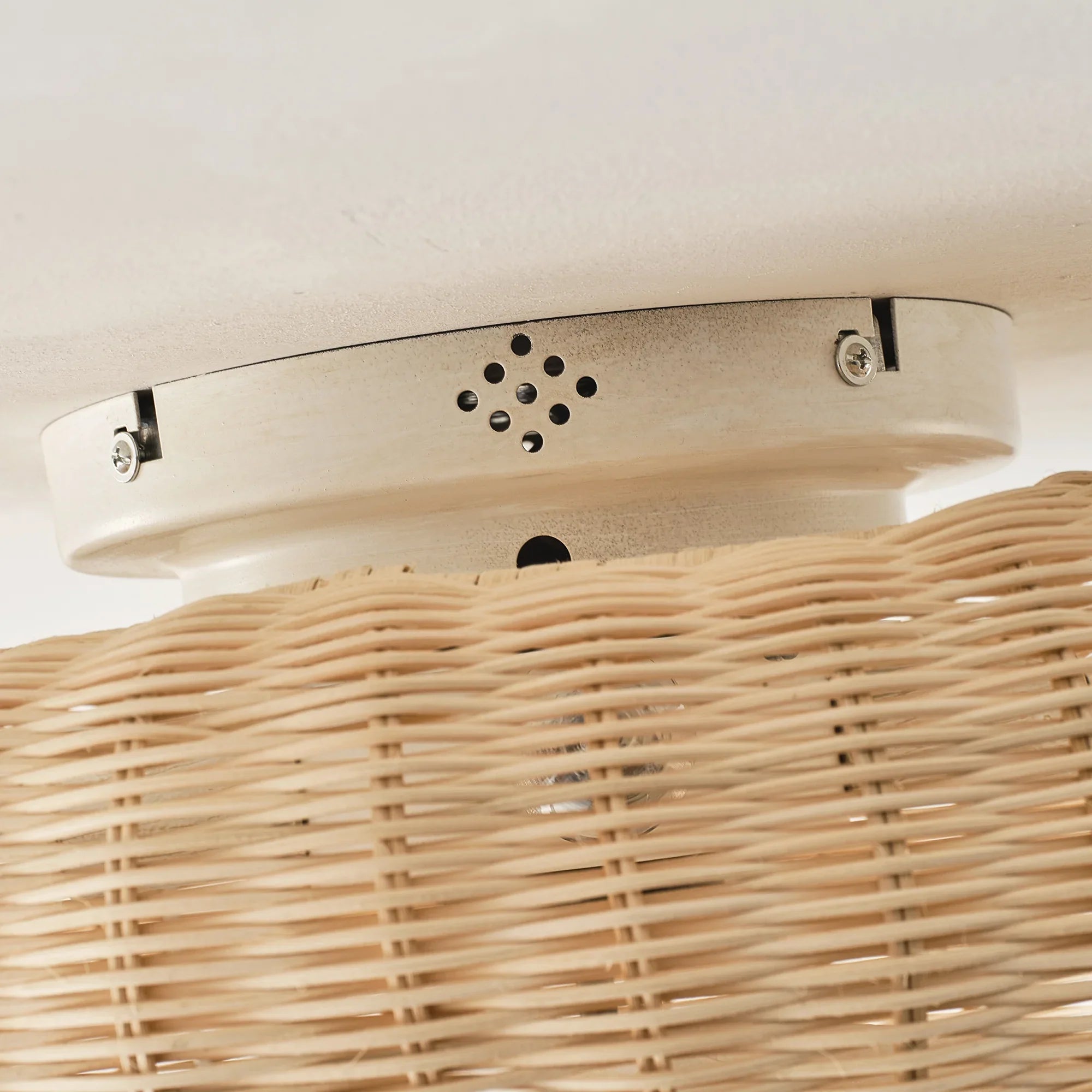 20" Ronald Bohemian Flush Mount Ceiling Fan with Light