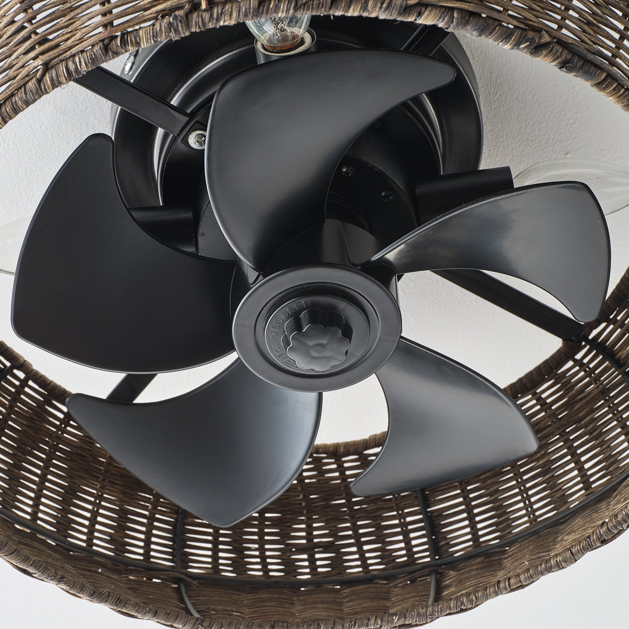 20" Rachel Bohemian Flush Mount Ceiling Fan with Light