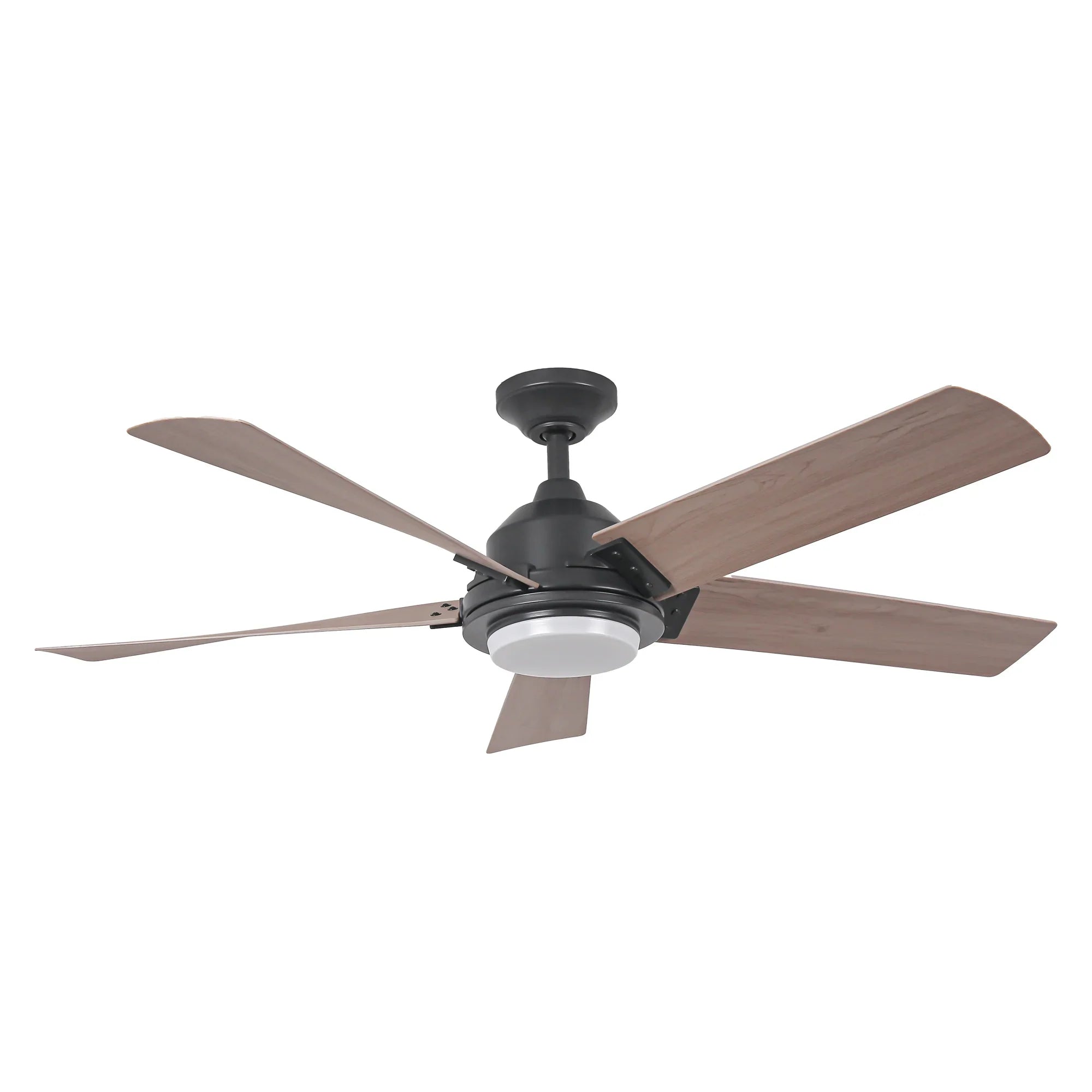 52 Inch Vita Modern Downrod Mount LED Ceiling Fan with Remote Control