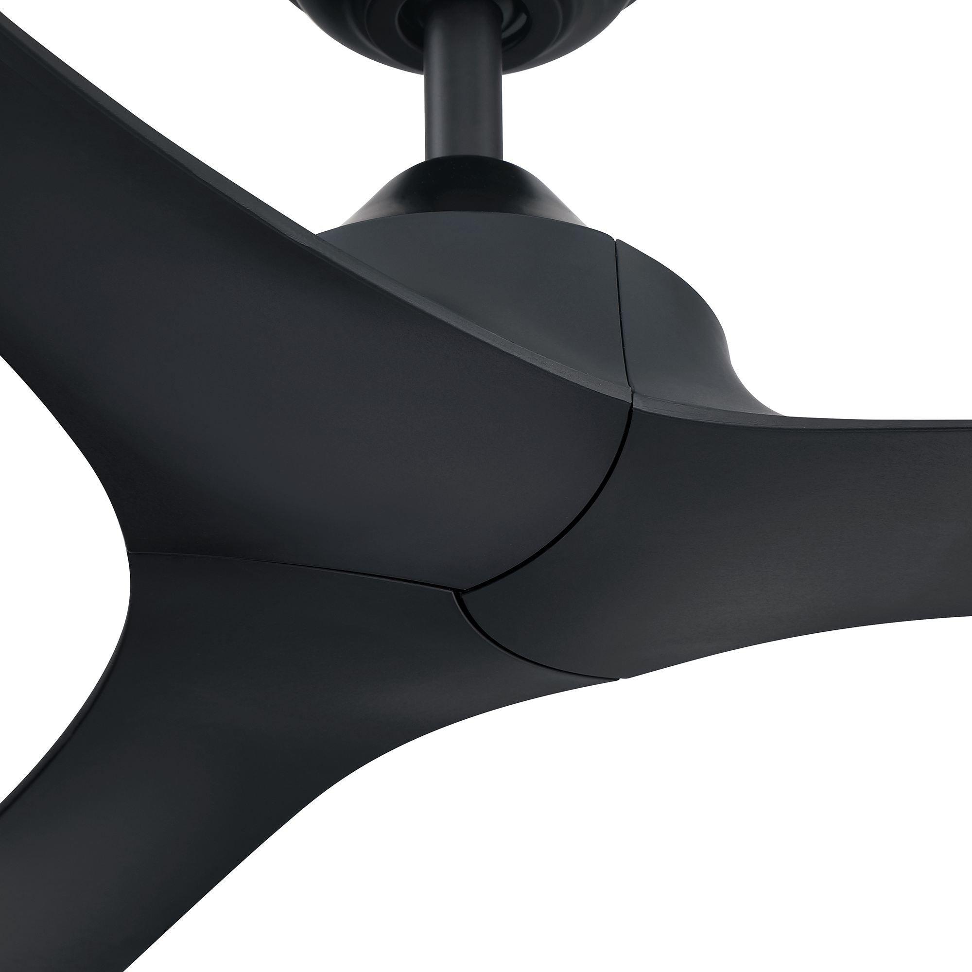 Ventilador de techo reversible moderno con motor de CC de 56 "con control remoto