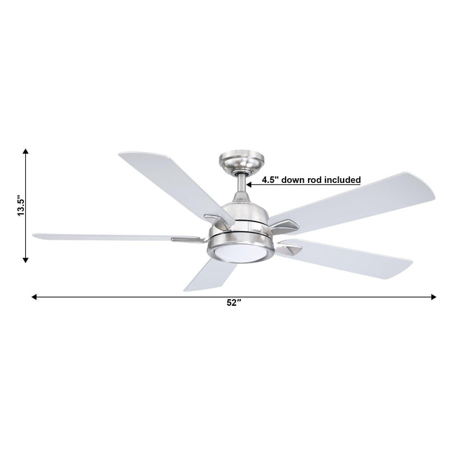 Ventilador de techo reversible Tata Nagar de 52