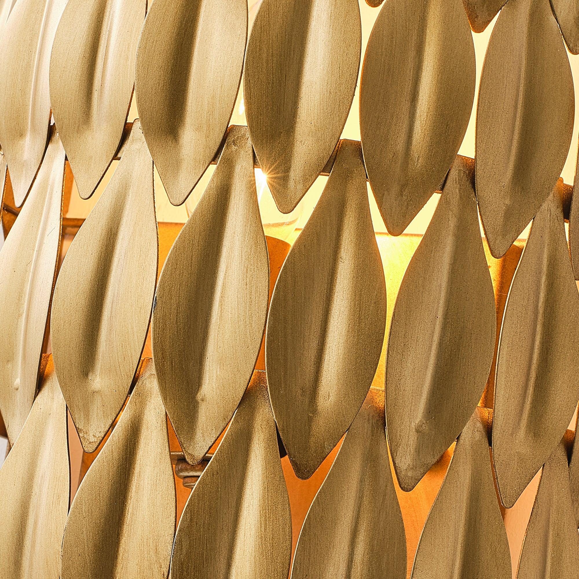 Elmer 1-Light Antique Golden Wall Sconce Lighting