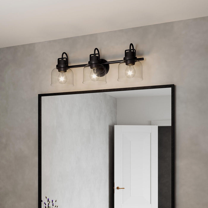 Lámpara de tocador de baño Brighton de 3 luces, regulable, en bronce oscuro