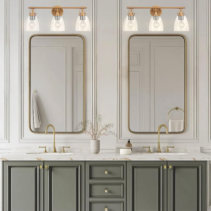Brilliance Modern Farmhouse 3-Light Vanity Light