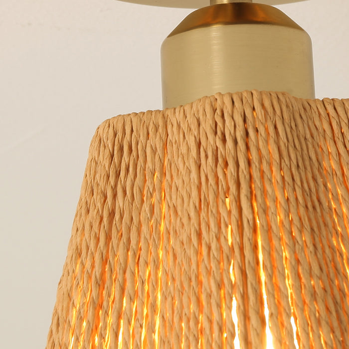 7 Inch Yves 1-Light Semi-Flush Mount Ceiling Light