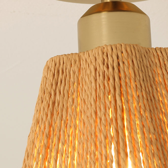 7 Inch Yves 1-Light Semi-Flush Mount Ceiling Light