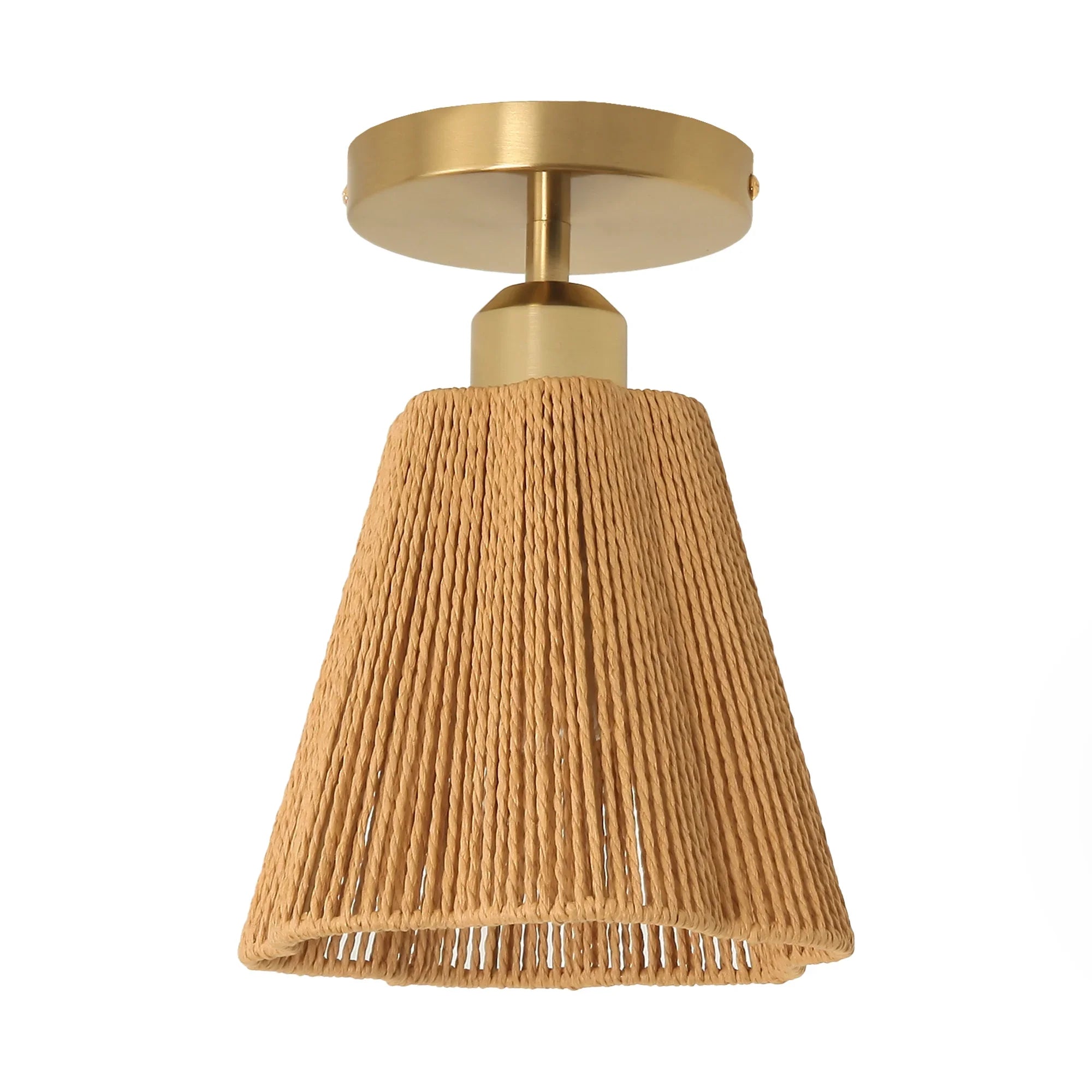 7 Inch Yves 1-Light Semi-Flush Mount Ceiling Light
