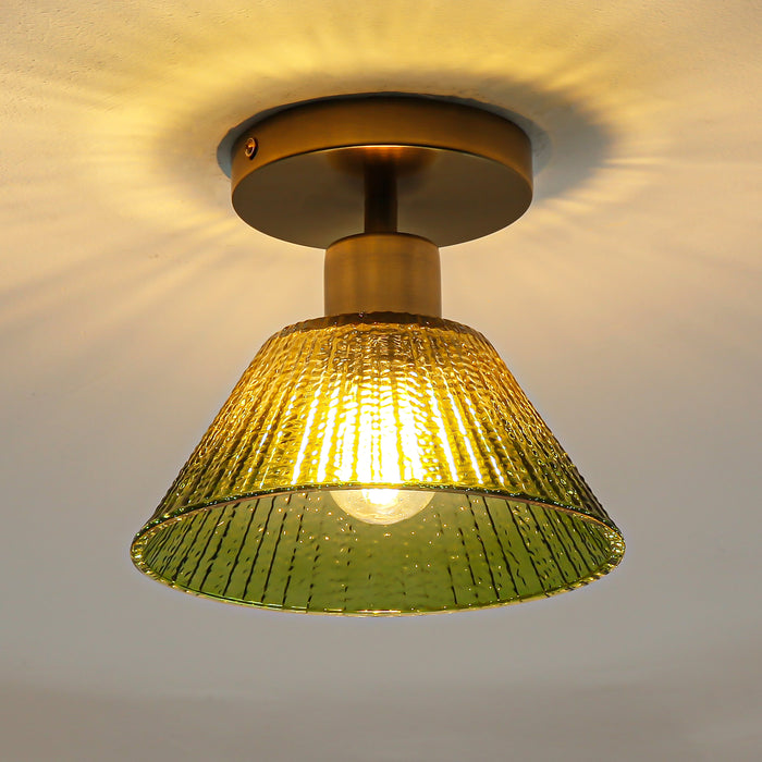 3.5 Inch Paula 1-Light Semi-Flush Mount Ceiling Light