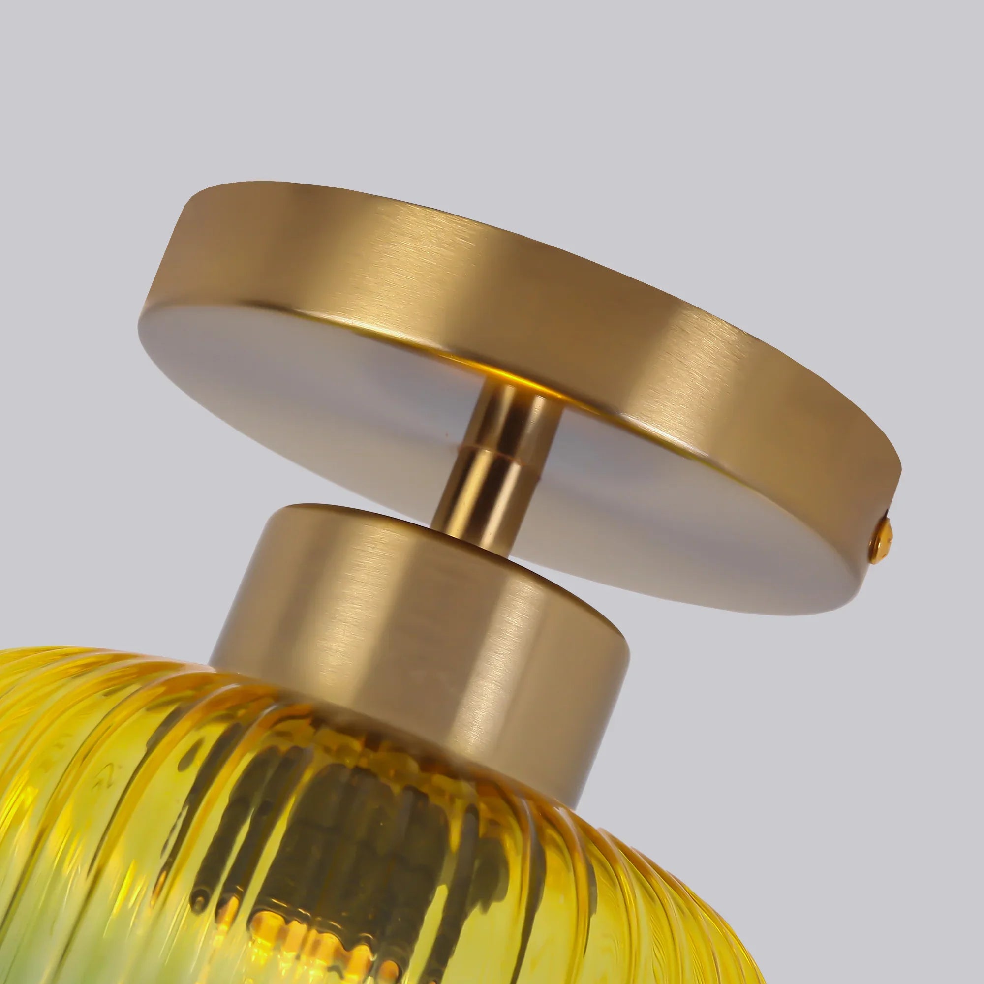 6 Inch Bard 1-Light Semi-Flush Mount Ceiling Light