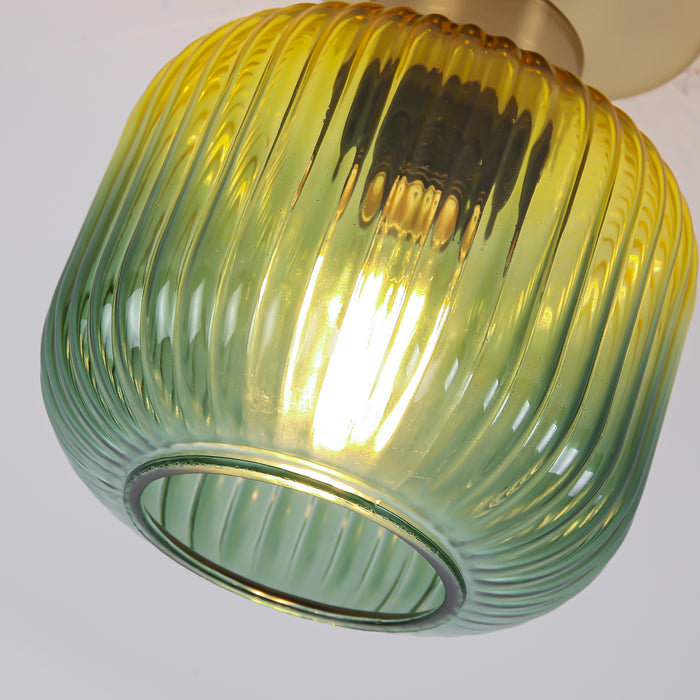 6 Inch Bard 1-Light Semi-Flush Mount Ceiling Light