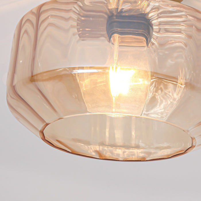 9 Inch Gerald 1-Light Semi-Flush Mount Ceiling Light