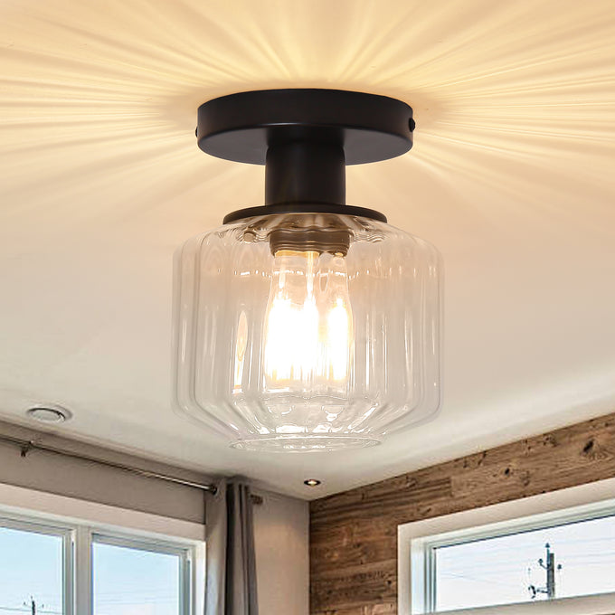 6 Inch Marico 1-Light Semi-Flush Mount Ceiling Light