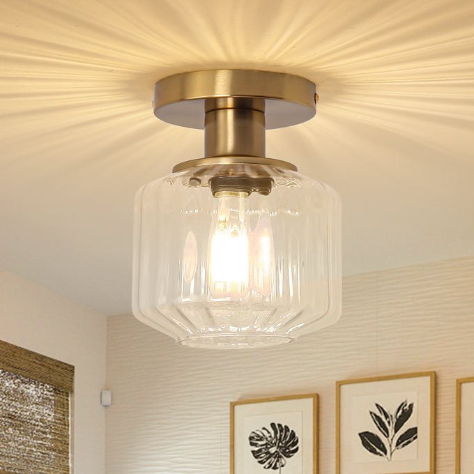 6 Inch Marico 1-Light Semi-Flush Mount Ceiling Light