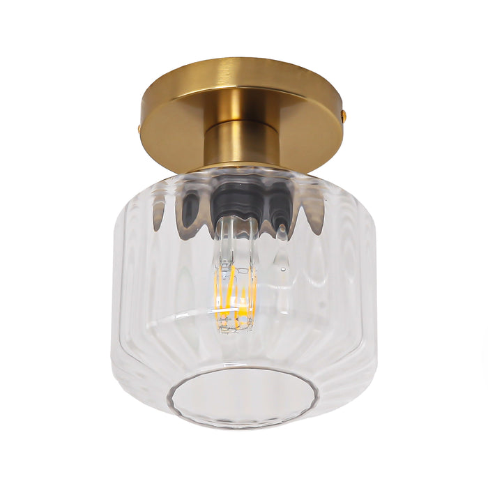 6 Inch Marico 1-Light Semi-Flush Mount Ceiling Light